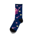 雁花工房（寄付アイテム販売中です）の南の宇宙人（23-25cm） Socks