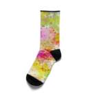 untidyboxのカラフルカラーのスプラッシュちゃん Socks