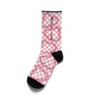 グレートガーリックデザイン【GGD】のにんにくインダたいっつー【Ladies's】限定レッド Socks