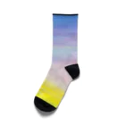 Miyuki chalkart worksの色遊び（空） Socks