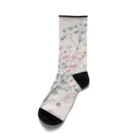 June06の霞草と雫 Socks