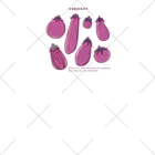 Aランチサラダ付SHOPの夏のeggplantさん2 Socks