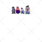 ヤママユ(ヤママユ・ペンギイナ)のいずれ菖蒲か杜若₋Aptenodytes Kimono Penguins- Socks