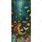 人魚堂の宝石を眺める人魚のソックス Mermaid socks gazing at jewels ソックス