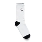 rilybiiのThree TULIP, White gray blue . Socks