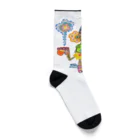 Colorful fam Earthのenjoy Socks