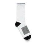 SURF810のSURF 文字(青影) Socks