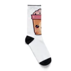 Vasetti_pressのタピオカミルクティー Socks