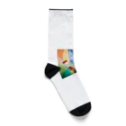 Stylishのアートな女性 Socks