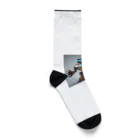 summerのショップのかっこいいロボットのイラストグッズ Socks