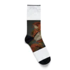 Shiyunのドット猫 グッズ Socks