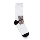 いらすとグッズの週末morning Socks