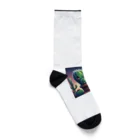 夢キャラSHOPの夢サボ（#かわいいサボテン） Socks