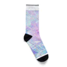 煮卵フライの紋様 Socks