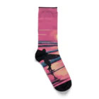 Sea Side TropicalのTropical Beach Surfer Socks