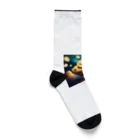 安田ワールドのひよこのイラストグッズ Socks