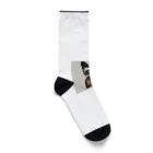 kindonesiaのドッド絵のシャムネコ Socks