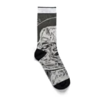 シンクロのしんちゃんの版画 Socks