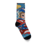 GereroのキャモンベイビーUSA Socks