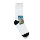 G7のショップの幻想の楽園  Fantasy Haven Castle Socks