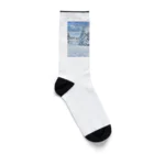 白銀屋の美しい冬の景色 Socks