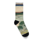 浮世絵屋の広重「冨二三十六景⑬　武蔵玉川」歌川広重の浮世絵 Socks