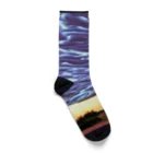 takuSHOP99の夕焼けの雷雲 Socks