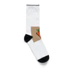 たてっぴのショップのピクセルにんじん Socks