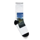 YASUE ABE JPのSend your location Socks