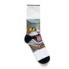 washi-and-washichanのゲス猫 Socks