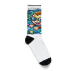 アニマルキャラクターショップのSwimming monkey Socks