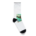 yuhi04のスカイダイビングの冒険猿 Socks