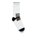 いろいろドラゴンの騎士とドラゴン Socks