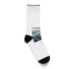 comati12の幻想的な銀龍 Socks