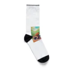 どうぶつやのハワイ　ピックアップトラック Socks