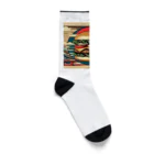 minaminokahoの日本の浮世絵が最新の食文化と融合 Socks