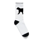 Teatime ティータイムの黒猫は見ていた　ねこ Socks