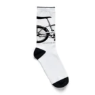 ファンシーTシャツ屋のクールでスタイリッシュなアメリカン自転車 Socks