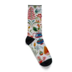 (っ◔◡◔)っ ♥ Le Petit Trésor ♥の花の詩カップ(The Flower Poetry Cup) Socks