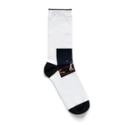 araiguma_shopの星を眺めているアライグマ Socks