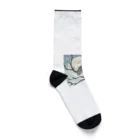 bigbamboofamilyの月に照らされた梟 Socks