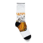 JUNK_HEDDのビールでハッピー Socks