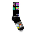 泡人FAMILIA🐩フィジカルマーケットのPixelvacationのなかまたち Socks