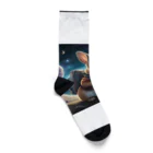 うさぎやの宇宙を旅するうさぎ Socks