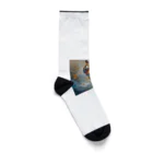 Isaiah_AI_Designの精力的なトラ Socks