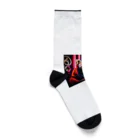 SERIY_SHOPのネオンカラーのレッサーパンダ Socks