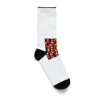 kentaki　HOUSEのUSA　Block　Humans Socks