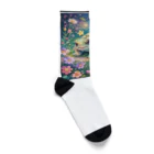 モノモノクローゼットの花とカメ Socks