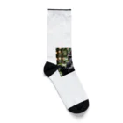 fumi_sportsの現代人すぎるゴリラ Socks