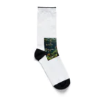 kawausonの水中で気ままに泳ぐ愛らしいカワウソ Socks